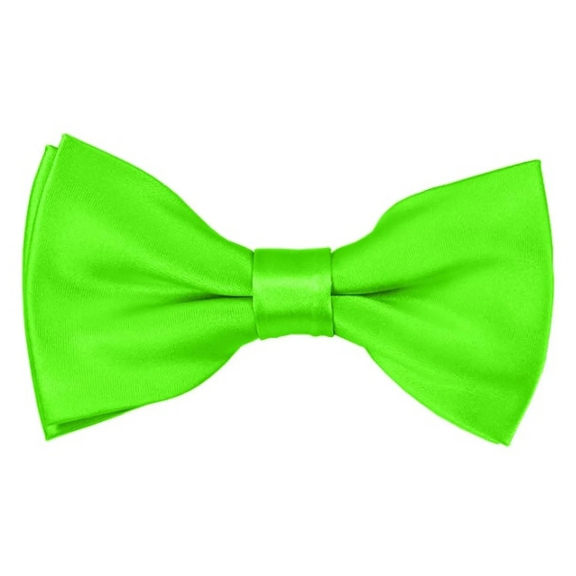 TheDapperTie Men's Solid Color 2.5 W And 4.5 L Inch Pre-Tied adjustable Bow Ties