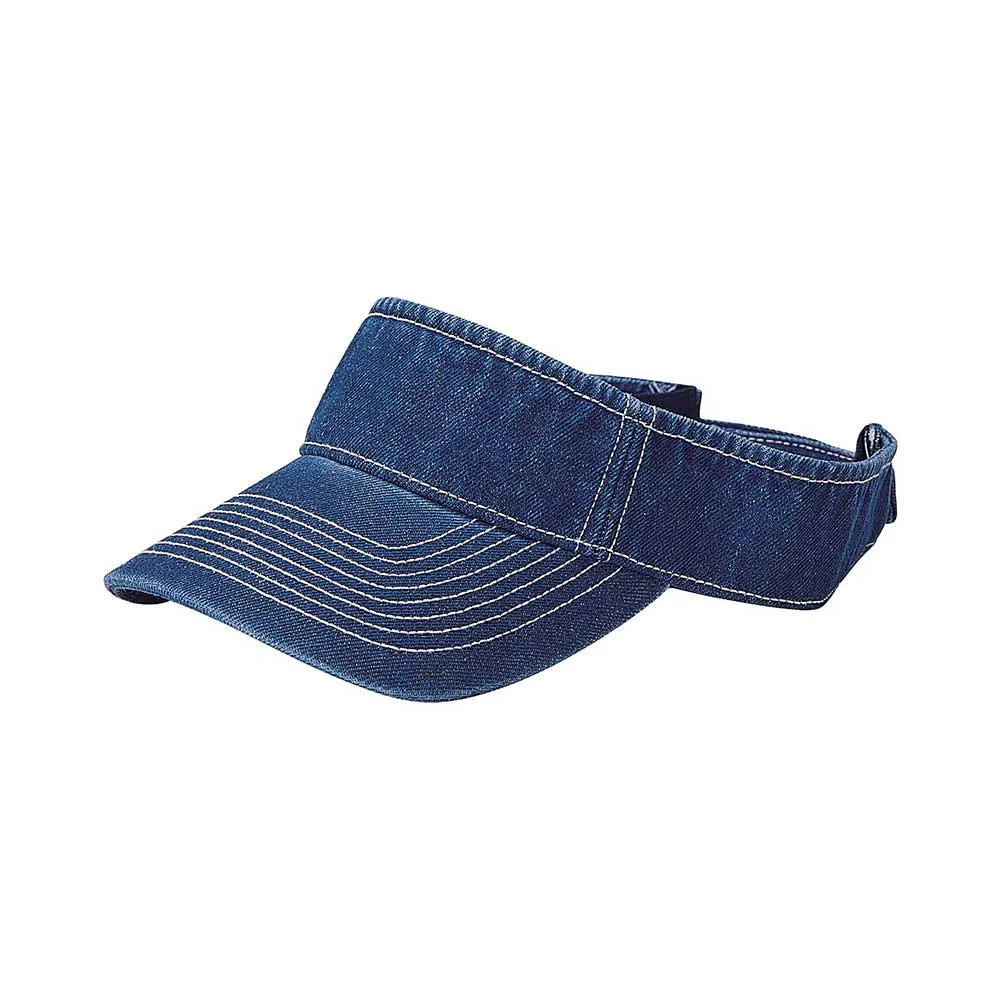 Washed Denim Visor