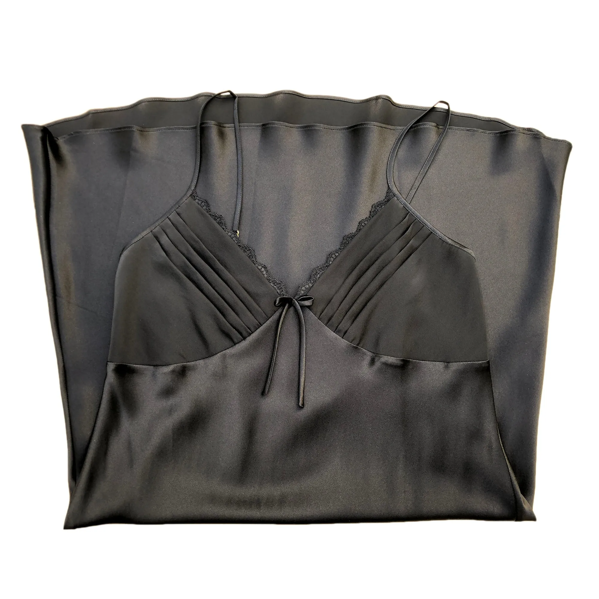 Women's 100%Silk Slip Charming Chest Design