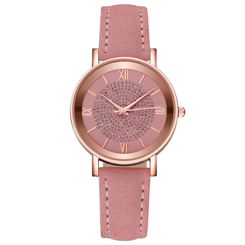 Women's Fashionable Multi-Color Roman Scale Quartz Watch